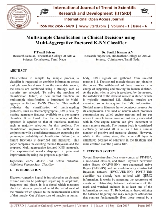 Multisample Classification in Clinical Decisions using Multi Aggregative Factored K NN Classifier