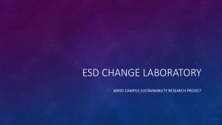 ESD Change Laboratory