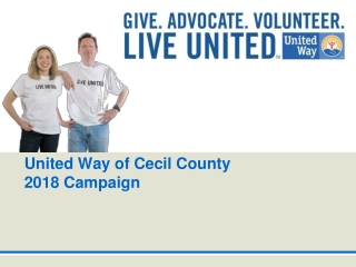 United Way of Cecil County 2018 Campaign