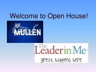 Welcome to Open House!