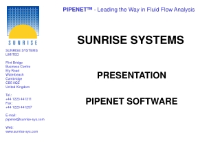 SUNRISE SYSTEMS