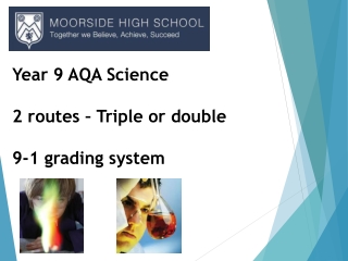 Year 9 AQA Science 2 routes – Triple or double 9-1 grading system