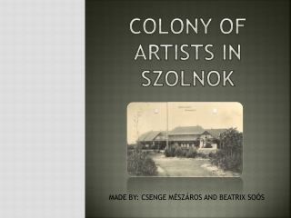 colony of artists in szolnok