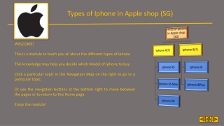WELCOME! This is a module to teach you all about the different types of Iphone