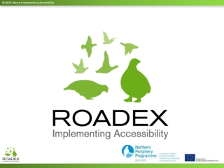 The ROADEX phases Facts Partners Consultancy and Knowledge Centre Demonstration Projects