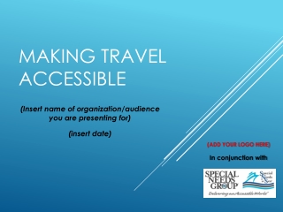 Making Travel Accessible