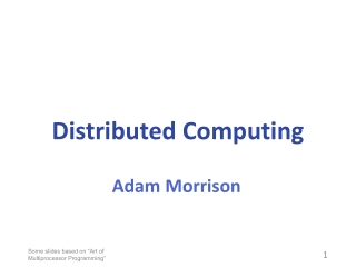 Distributed Computing