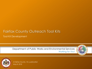 Fairfax County Outreach Tool Kits