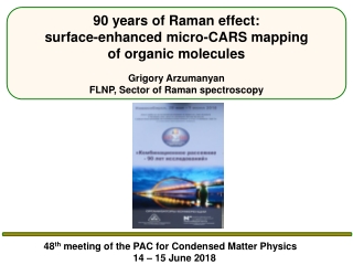 90 years of Raman effect: