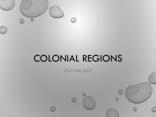 Colonial Regions