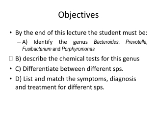 Objectives