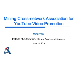 Mining Cross-network Association for YouTube Video Promotion