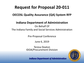 Indiana Department of Administration