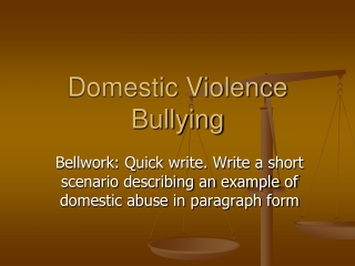 Domestic Violence Bullying