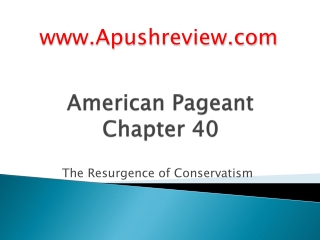 American Pageant Chapter 40
