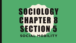 Sociology Chapter 8 Section 5