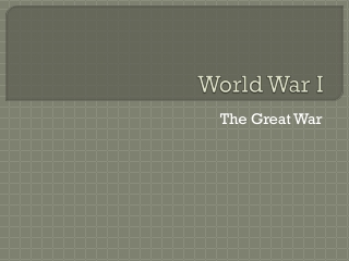 World War I