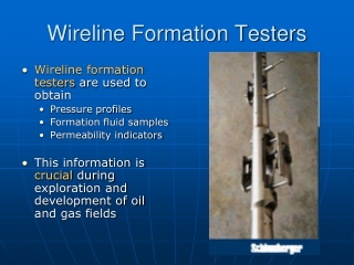 Wireline Formation Testers