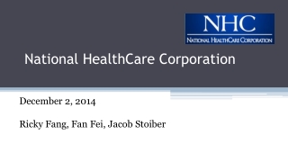 National HealthCare Corporation