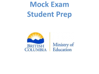 Mock Exam Student Prep