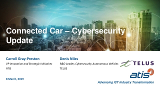 Connected Car – Cybersecurity Update