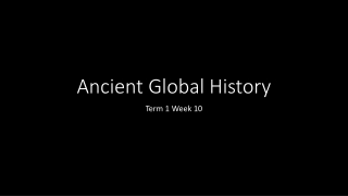 Ancient Global History