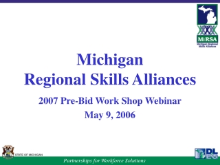 Michigan Regional Skills Alliances