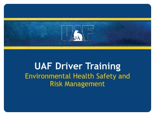UAF Driver Training