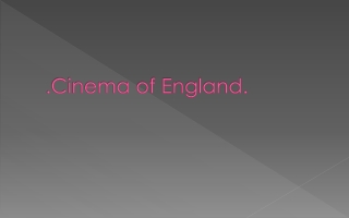 .Cinema of England.