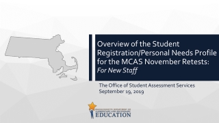 The Office of Student Assessment Services September 19, 2019