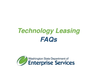 Technology Leasing