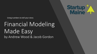 Financial Modeling Made Easy by Andrew Wood &amp; Jacob Gordon