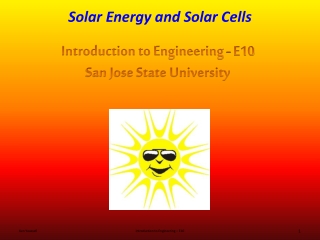 Solar Energy and Solar Cells