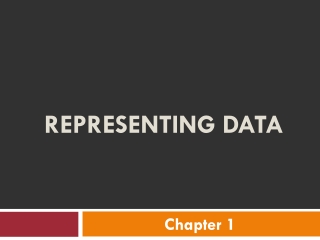 Representing Data