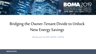 Bridging the Owner-Tenant Divide to Unlock New Energy Savings