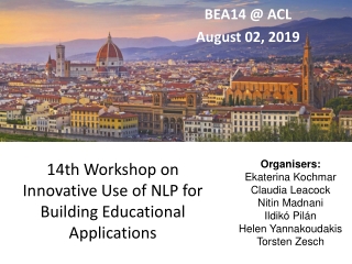 14th Workshop on Innovative Use of NLP for Building Educational Applications