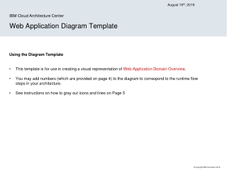 Web Application Diagram Template