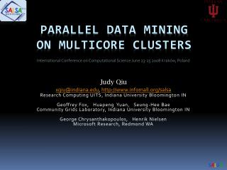 parallel data mining on multicore clusters