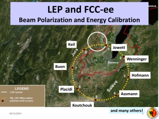 LEP and FCC- ee Beam Polarization and Energy Calibration