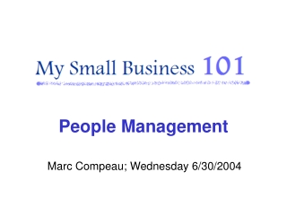 Marc Compeau; Wednesday 6/30/2004