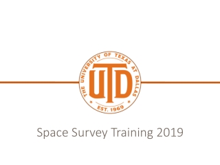 Space Survey Training 2019