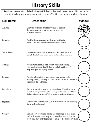 History Skills
