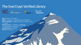 The EverCrypt Verified Library