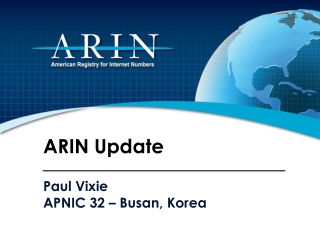 ARIN Update