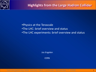 Highlights from the Large Hadron Collider
