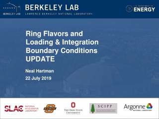 Ring Flavors and Loading &amp; Integration Boundary Conditions UPDATE