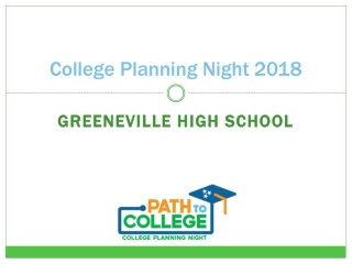 College Planning Night 2018