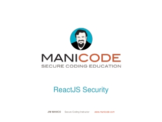 ReactJS Security