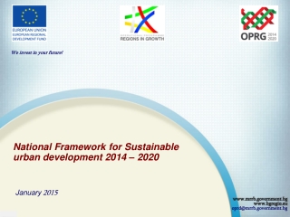 National Framework for Sustainable urban development 2014 – 2020