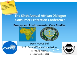 The Sixth Annual African Dialogue Consumer Protection Conference